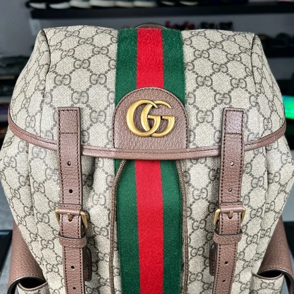 🛑SOLD🛑🍓GUCCI OPHIDIA GG MEDIUM BACKPACK🍓 - Picture 2 of 13